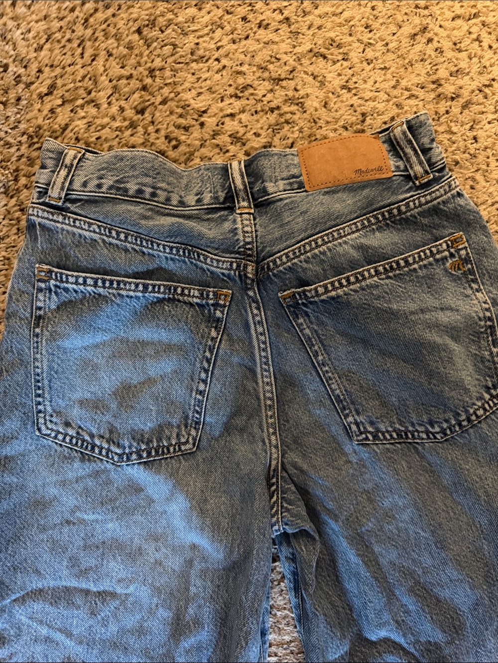 Madewell Wide-Leg Jeans in Medium Blue - Picture 5 of 10